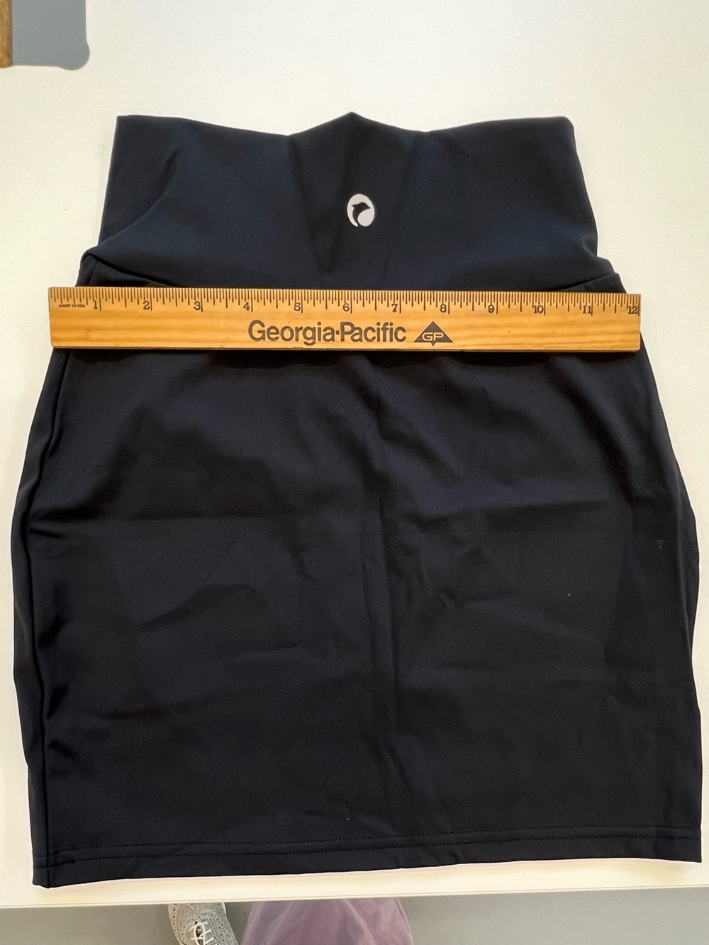 OQQ High-Waist Size Small Bodycon Mini Skirt - Black& Gray - Picture 5 of 8